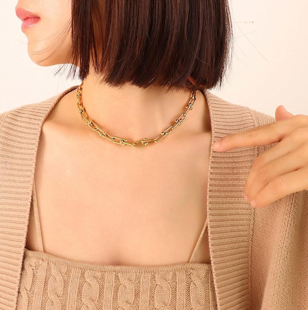 Gold Plated Necklace & Bracelet